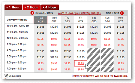 san diego grocery delivery 2 hour window